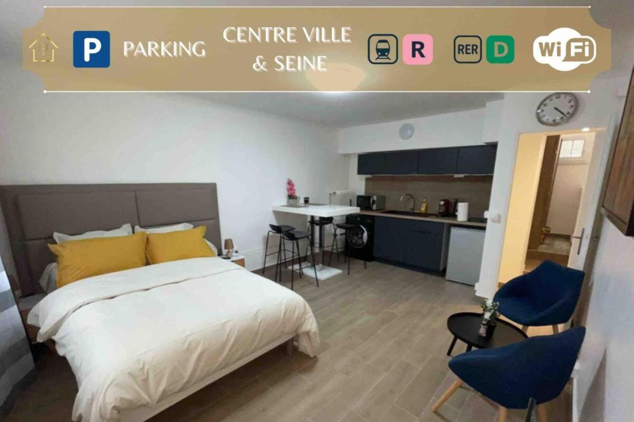 Sejour A Melun Appart'Hotel De La Mediatheque Buitenkant foto