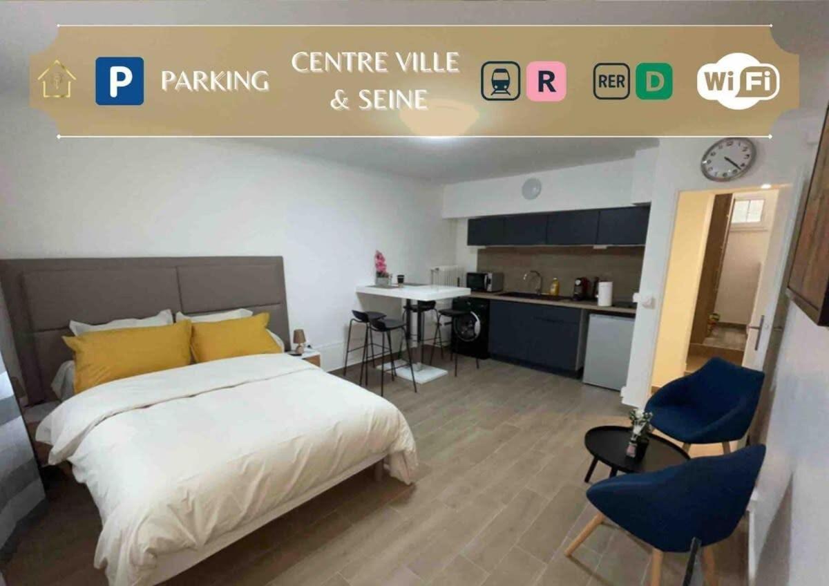 Sejour A Melun Appart'Hotel De La Mediatheque Buitenkant foto